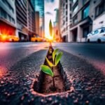 ai generated, street, road