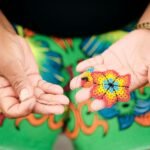 Indigenous People Crafting Souvenirs For Sale